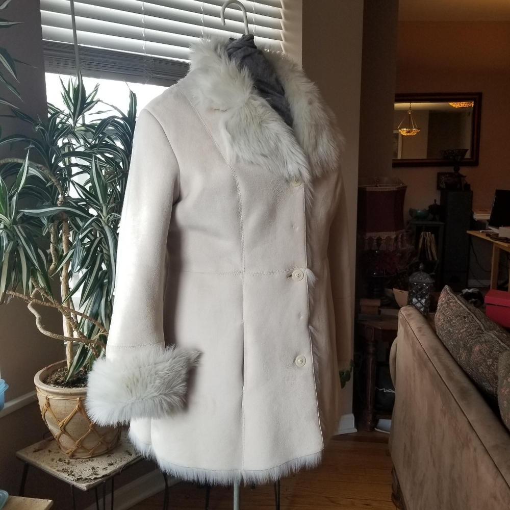 Jones New York Faux-Suede Coat